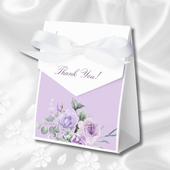 Lavender Peony Floral Brautparty Geschenkschachtel (Von Creator hochgeladen)