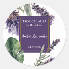 Lavender Perfume Label Runder Aufkleber