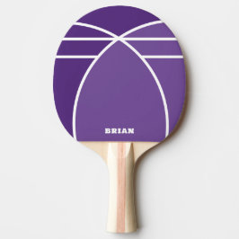 Lavender Personalized Ping Pong Paddle with Name Tischtennis Schläger