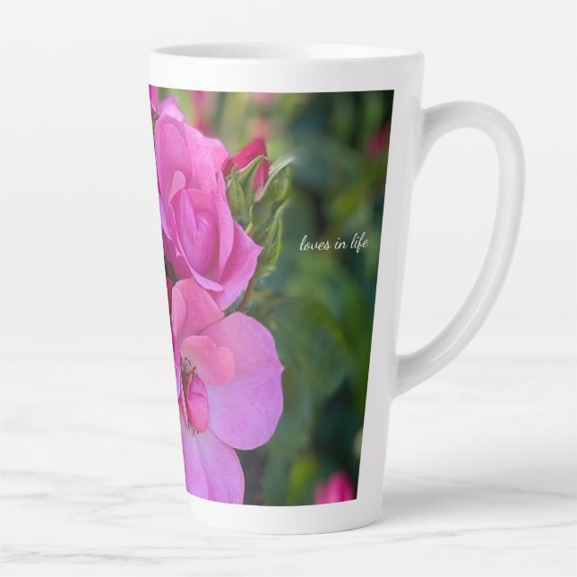 Lavender Pink Rose Milchtasse (Rechts)