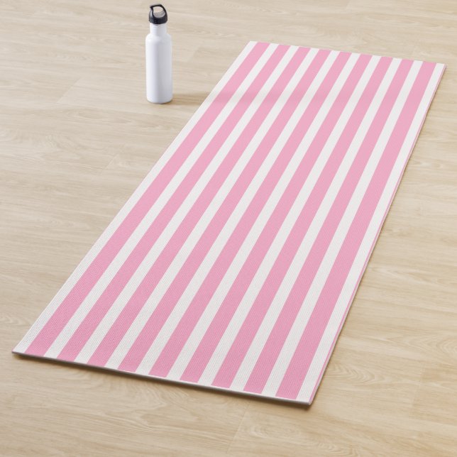 Lavender pink Vertical Stripped Yoga Mat Yogamatte (Beispiel)