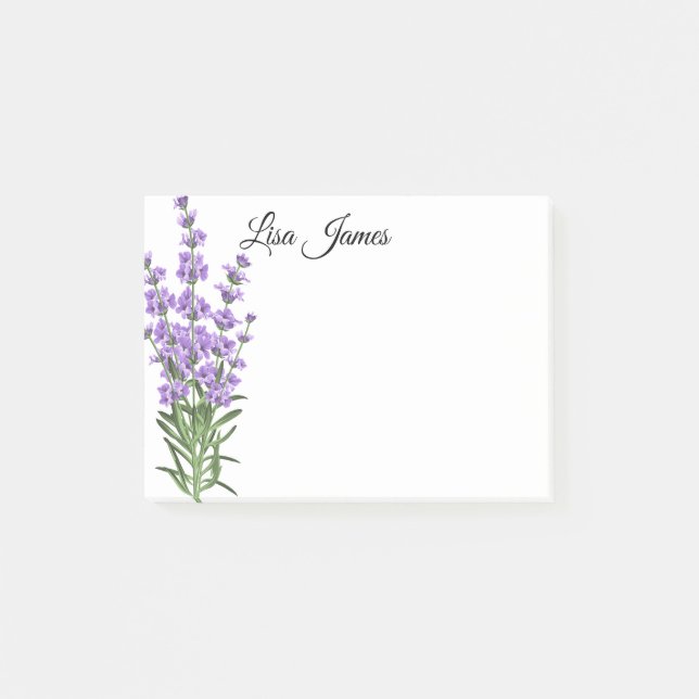 Lavender Post-it-Notes Post-it Klebezettel (Vorderseite)