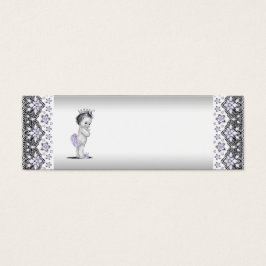 Lavender Princess Baby Duwer Fevor Tags