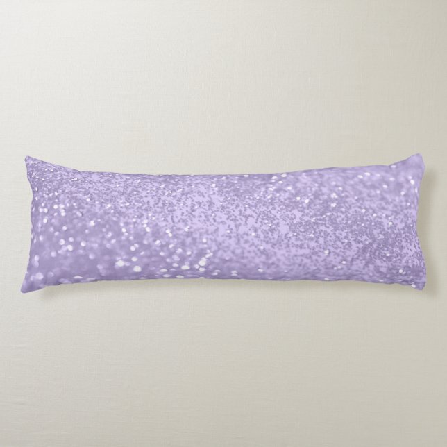 Lavender Princess Glitzer #1 (Imitate Glitzer) Seitenschläferkissen (Vorderseite)