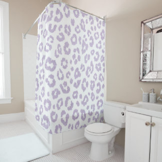 Lavender Print Duschvorhang
