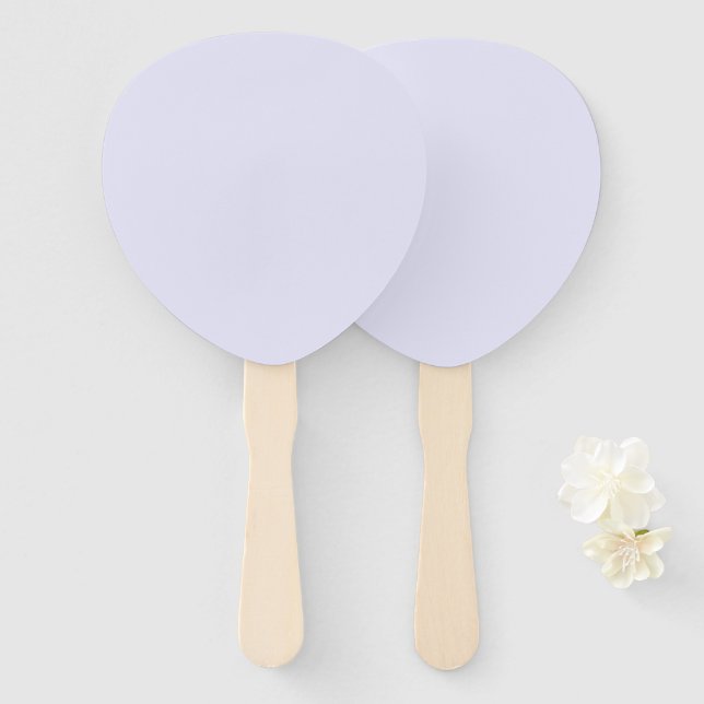 Lavender Purpl Paddle Fan for Elegant Event Comfor Fächer (Vorne und Hinten)