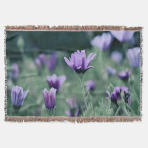 Lavender Purple Flowers Decke