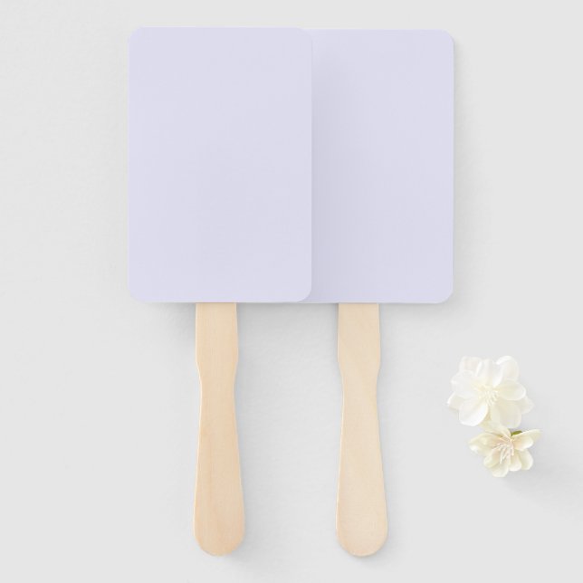 Lavender Purple Rectangle Fan for Elegant Event Co Fächer (Vorne und Hinten)
