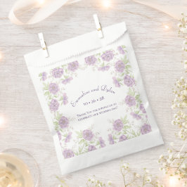 Lavender Purple Rose Wedding Geschenktütchen