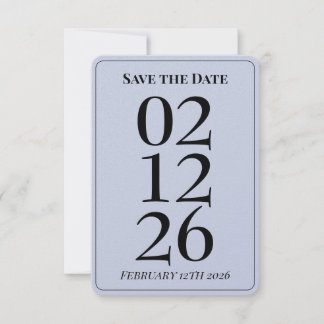 Lavender Purple Wedding Save the Date Cards Einladung