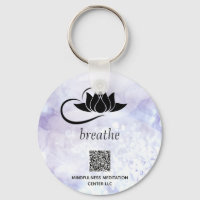 *~* Lavender QR - BREATHE Lotus Branding SWAQ