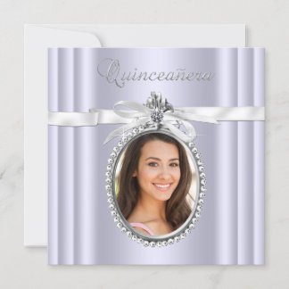 Lavender Quinceanera Einladung