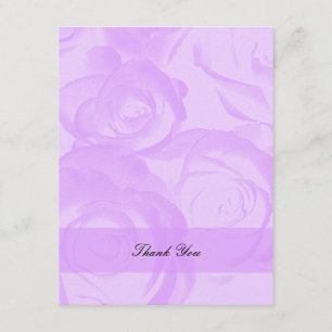 Lavender Quinceanera Merci Invitation