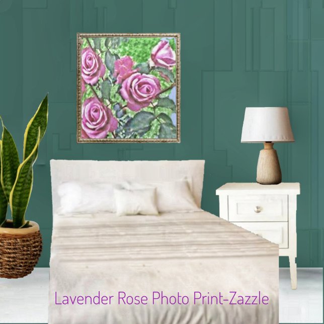 Lavender Rose Bush Fotodruck (Von Creator hochgeladen)