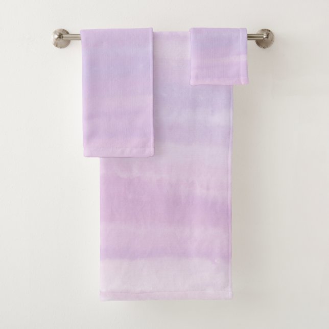 Lavender Rose Est Mon Ensemble De Serviettes De Ba (En situation)