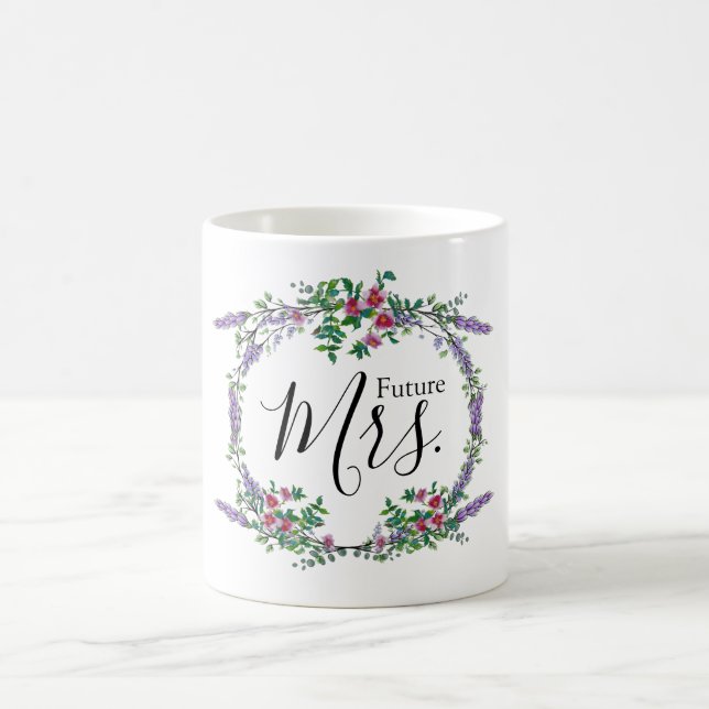 Lavender Rose und Eucalyptus Future Mrs. Kaffeetasse (Mittel)