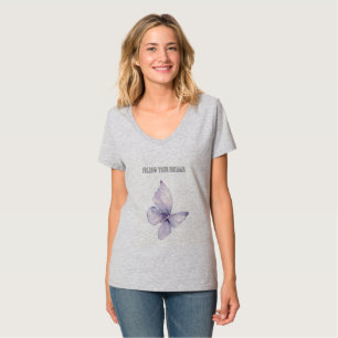 Lavender-Schmetterlingsträume T-Shirt