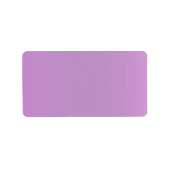 Lavender Sold Gradient Design Adressaufkleber (Vorne)