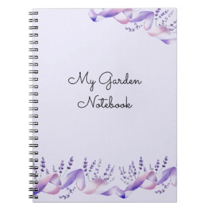 Lavender Sprigs My Garden Notebook Notizblock