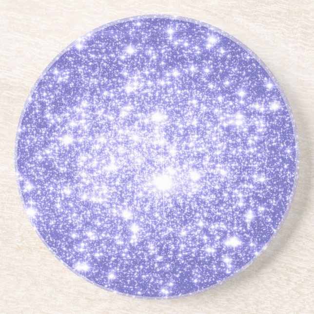 Lavender Stars Getränkeuntersetzer (Vorne)