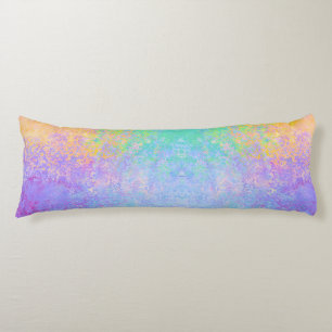 Lavender Sunrise Pastel Neon Alkohol Tinte Abstrak Seitenschläferkissen
