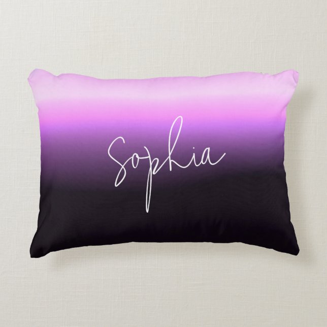 Lavender Sunset Accent Pillow Dekokissen (Vorderseite)