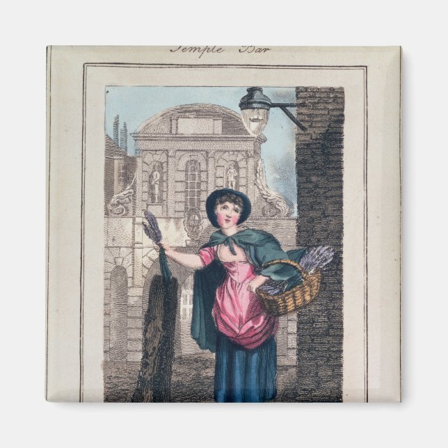Lavender, Temple Bar, aus "Cries of London" Magnet (Vorne)