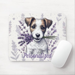 Lavender Terrier Liebe Mousepad