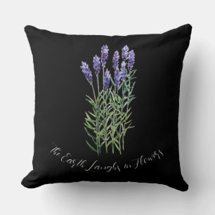 Lavender Throw Pillow Kissen
