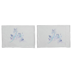 Lavender und Blue Joy Kissenbezug
