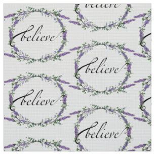 Lavender und Eukalyptus Glaube Stoff