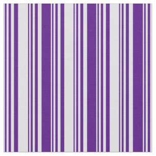 Lavender und Indigo Lines Stoff