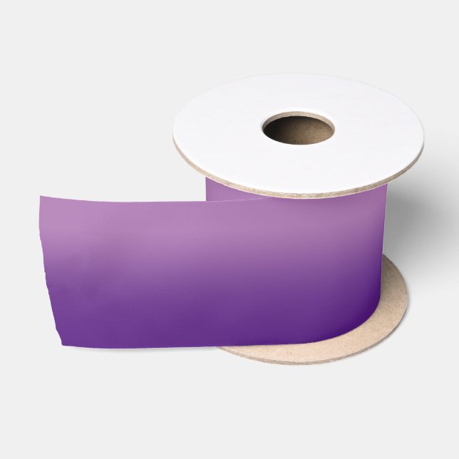 Lavender und Royal Lila Ombre Satinband (Spule)