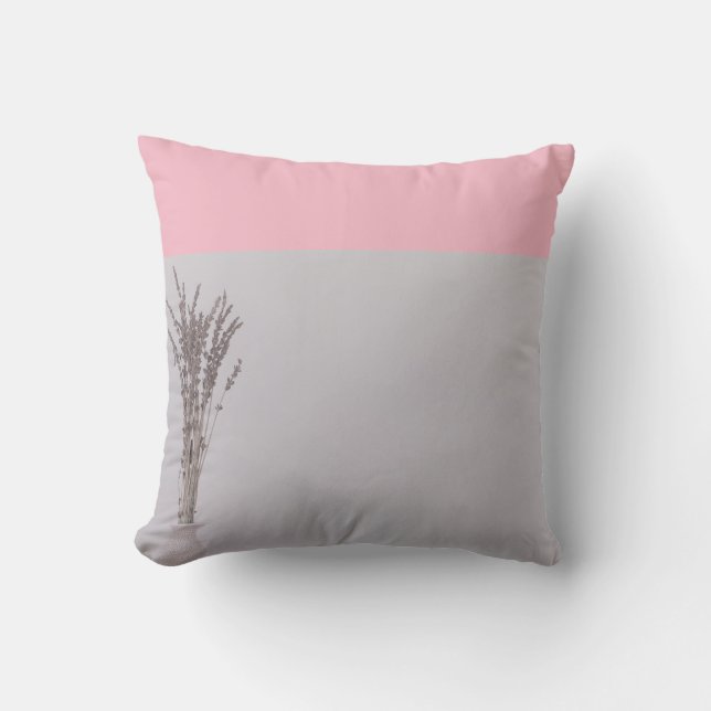 Lavender Vase Pillow Kissen (Vorderseite)