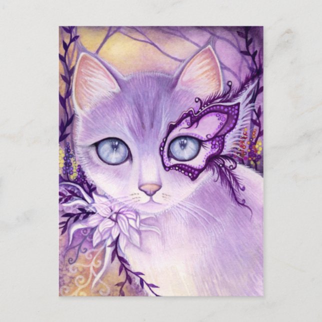 Lavender Venice Night - Carte postale (Devant)