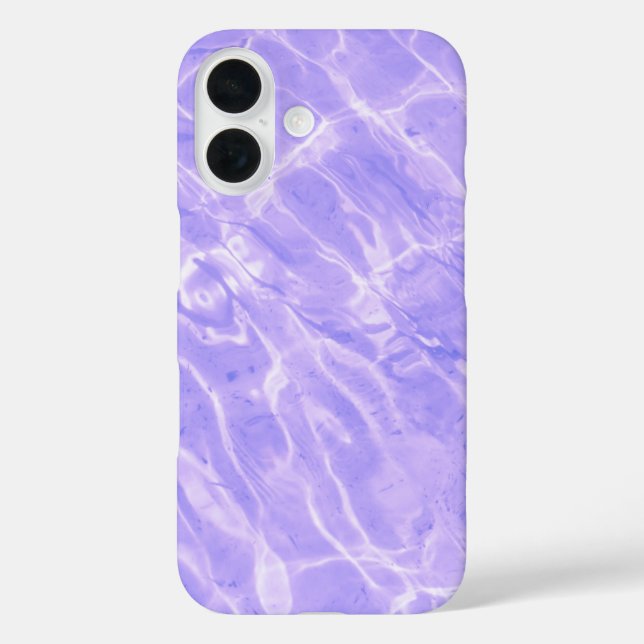 Lavender Water Ripple iPhone Case (Rückseite)