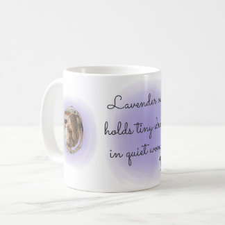 Lavender Watercolor Chihuahua Custom Photo Kaffeetasse