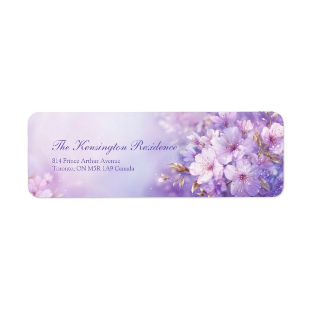 Lavender Watercolor Ethereal Purple Botanical (Vorne)