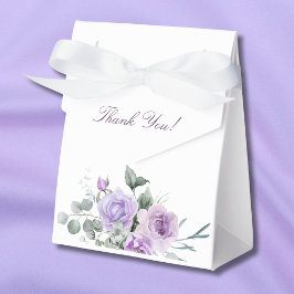 Lavender Watercolor Floral Baby Dusche Geschenkschachtel