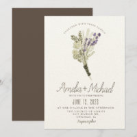 Lavender Watercolor Ökologisch Bouquet Wedding