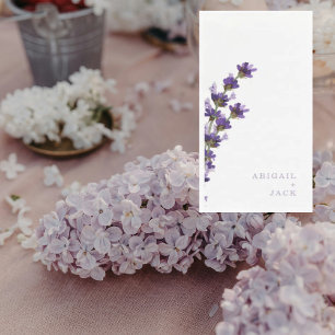 Lavender Wedding Personalisiert Serviette