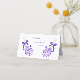Lavender Wedding Platzkarte