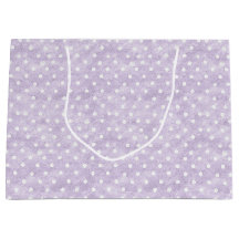 Lavender White Polka Dots Birthday