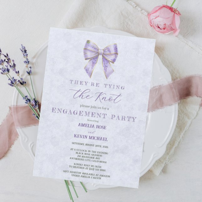 Lavender Wisteria Ribbon – Japanese-Inspired Einladung (Von Creator hochgeladen)