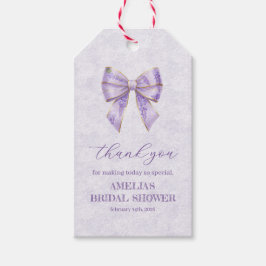 Lavender Wisteria Ribbon – Japanese-Inspired Geschenkanhänger