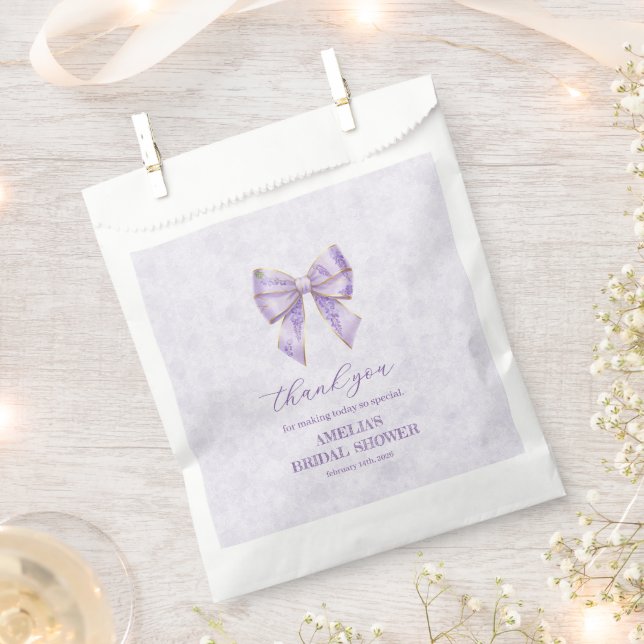 Lavender Wisteria Ribbon – Japanese-Inspired Geschenktütchen (Ausgeschnitten)
