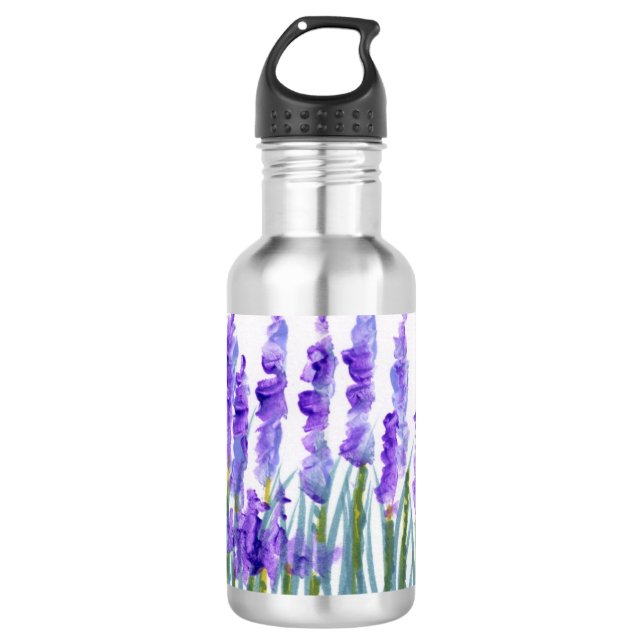 Lavenderfeld-Tasse Edelstahlflasche (Vorderseite)