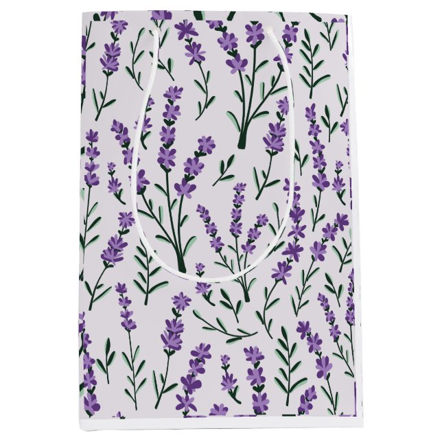 LAVENDERFELDER MITTLERE GESCHENKTÜTE (Vorderseite)