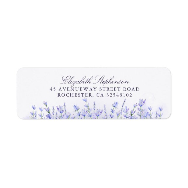 Lavenders Floral Lila Elegante (Vorne)