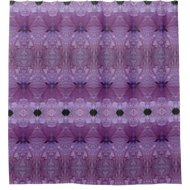 Lavenders Ikat 2 Duschvorhang (Vorderseite)